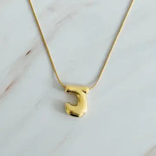 Load image into Gallery viewer, Bubble Initial Necklace
