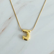 Load image into Gallery viewer, Bubble Initial Necklace | Gold
