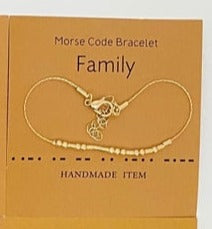 Morse Code Bracelet | Family