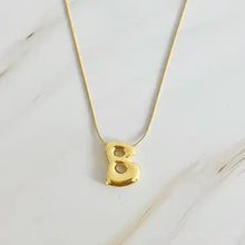 Load image into Gallery viewer, Bubble Initial Necklace | Gold