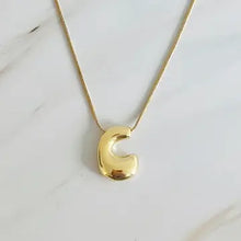 Load image into Gallery viewer, Bubble Initial Necklace
