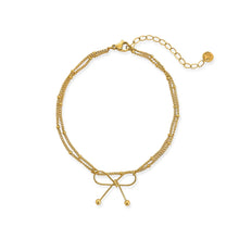 Load image into Gallery viewer, Bow Layered Water Resistant Anklet Two Colors