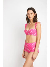 Load image into Gallery viewer, Balconette High Wasited Two Piece Suit| Magenta