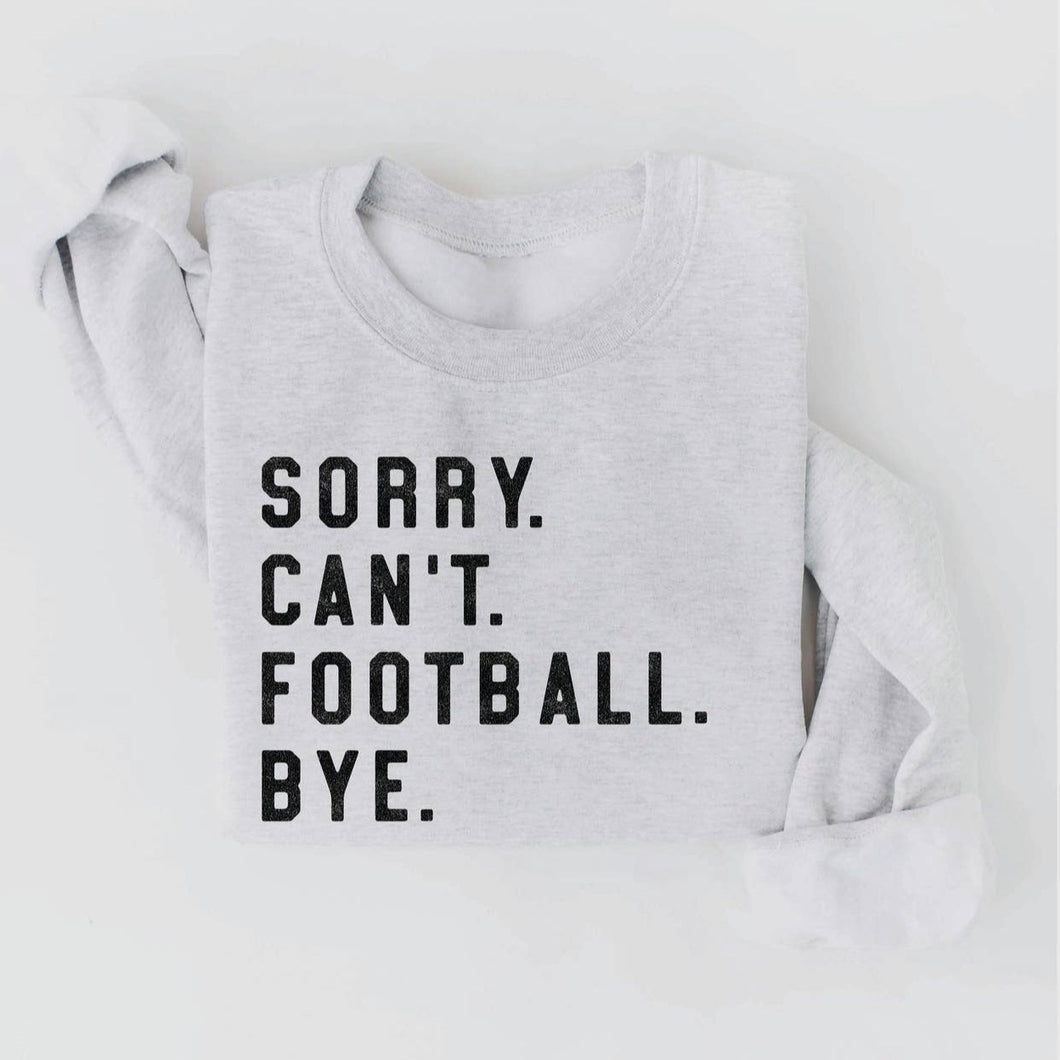 Sorry, can’t. football. bye Crew neck | and extended sizes!