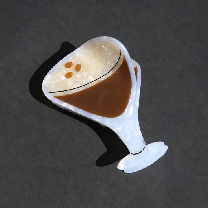 Espresso Martini Hair Claw Clips
