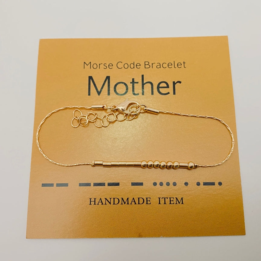 Morse Code Bracelet | Mother