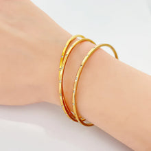 Load image into Gallery viewer, Bangle Set with Cubic Zirconia studs
