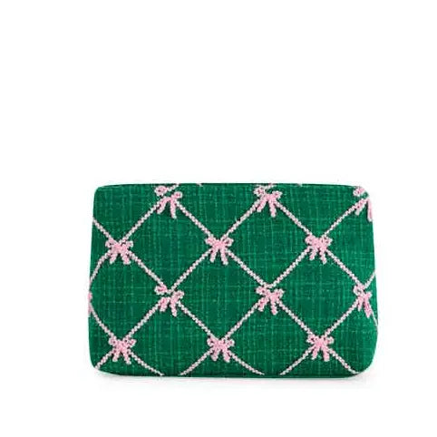 Tinsel Box Zip Pouch | Green