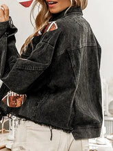 Load image into Gallery viewer, Corduroy Jacket with Sequins | Black
