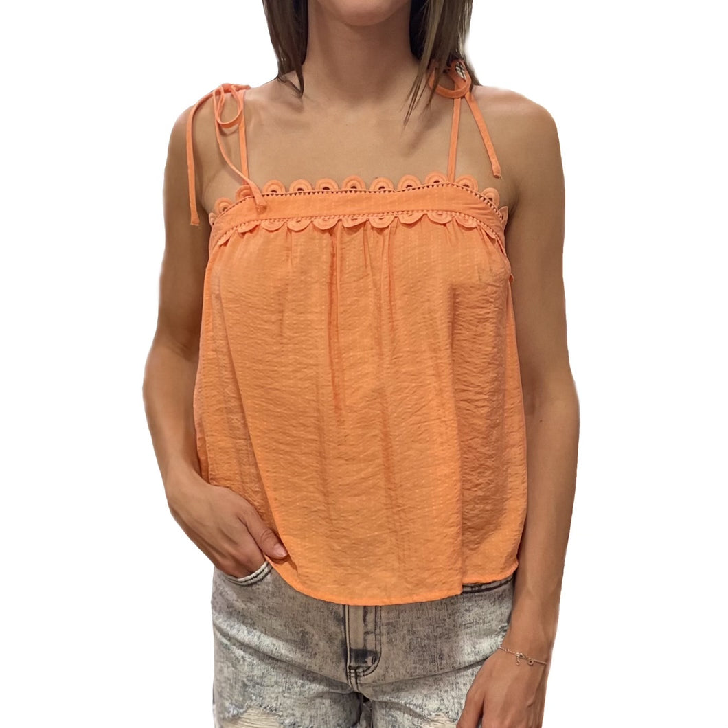 Georgia Tie Shoulder Tank | Two Colors