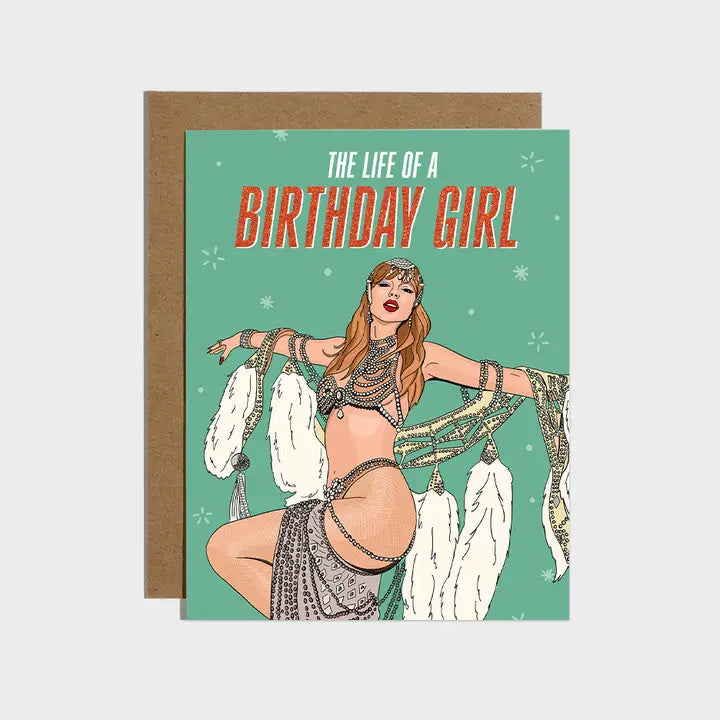 The Life of a Birthday Girl Card
