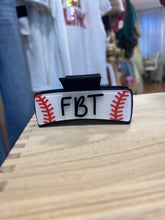 Load image into Gallery viewer, FBT Baseball Hair Claw Clips
