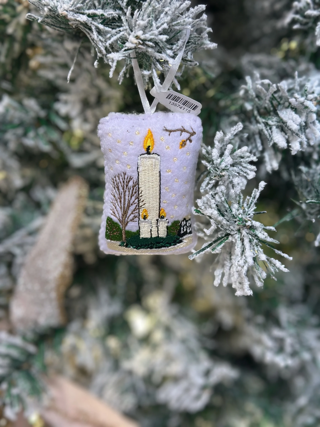 Easton PA Peace Candle Ornament