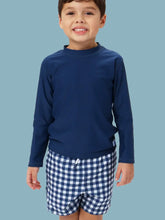 Load image into Gallery viewer, Navy Long Sleeve Rash Guard
