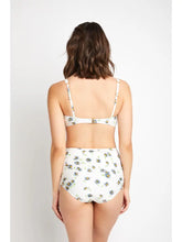 Load image into Gallery viewer, Daisy Vintage High Waisted Two Piece Suit | Cream
