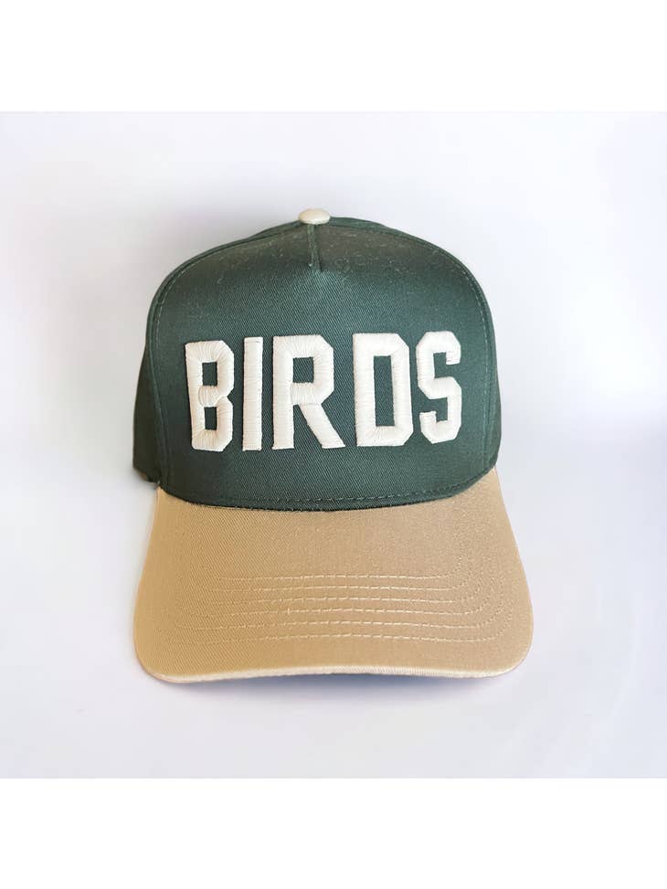 BIRDS Vintage two tone Snapback Hat