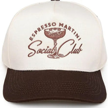 Load image into Gallery viewer, Espresso Martini Social Club Snapback Hat
