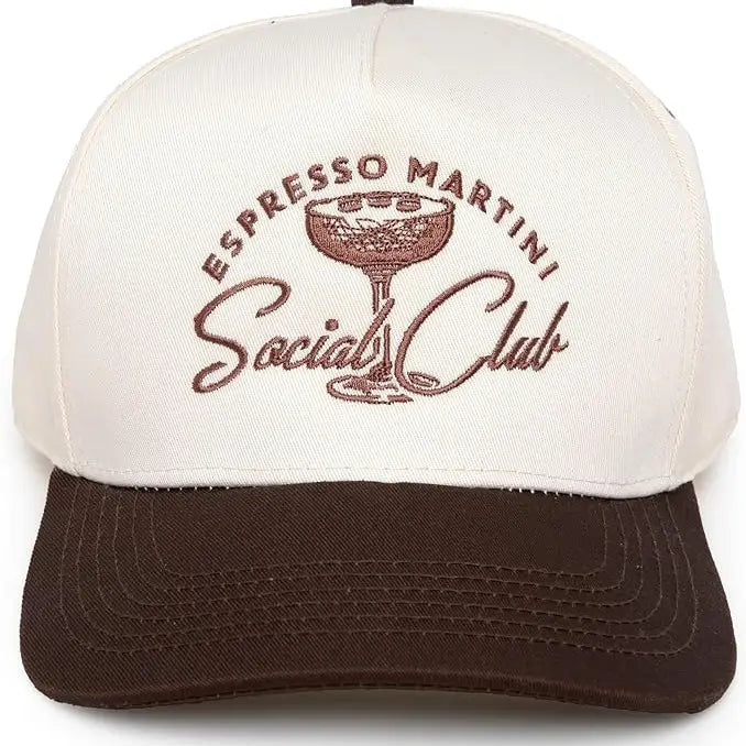Espresso Martini Social Club Snapback Hat