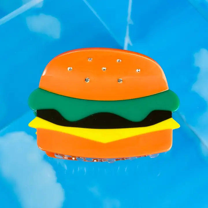 Hamburger Claw Clip