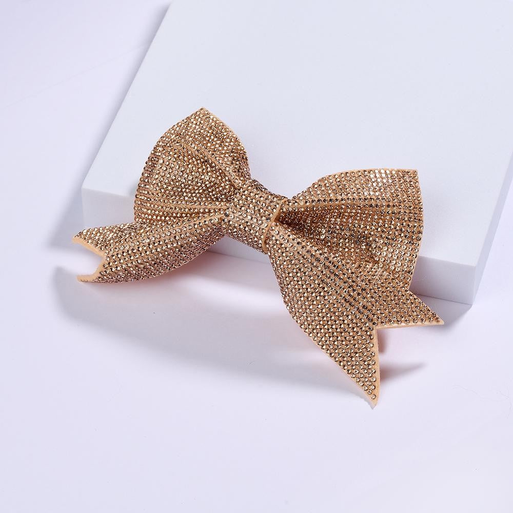 Rhinestone Bow Clip