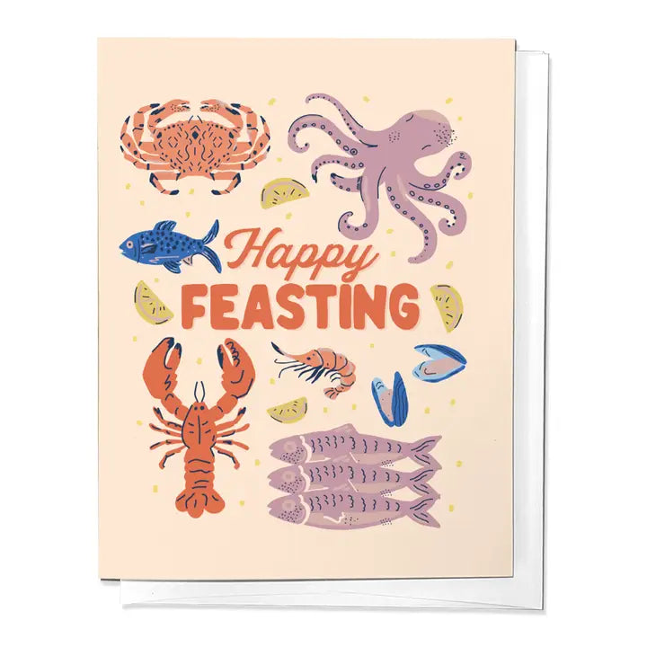 Happy Feasting Feast of Seven Fishes Card