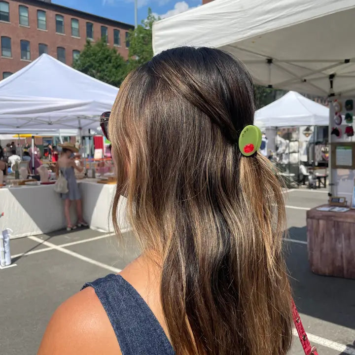 Olive Hair Clip