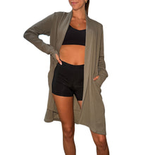 Load image into Gallery viewer, Women&#39;s Butter Long Sleeve Open Cardigan
