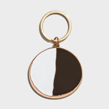 Load image into Gallery viewer, NYC Black &amp; White Cookie Enamel Keychain
