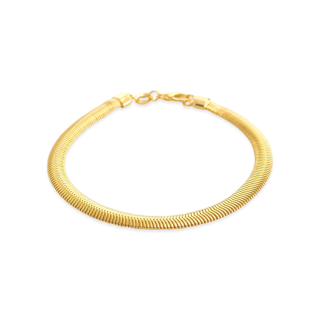 Herringbone Gold Filled Bracelet