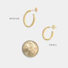 Load image into Gallery viewer, Gold Filled Hoops
