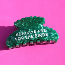 Load image into Gallery viewer, Sundays Are for the Birds Hair Clip
