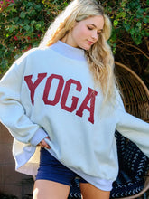 Load image into Gallery viewer, Pilates / Yoga Reversible Mockneck Sweatshirt

