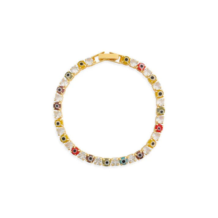 Eye Snap Lock Bracelet | Multi