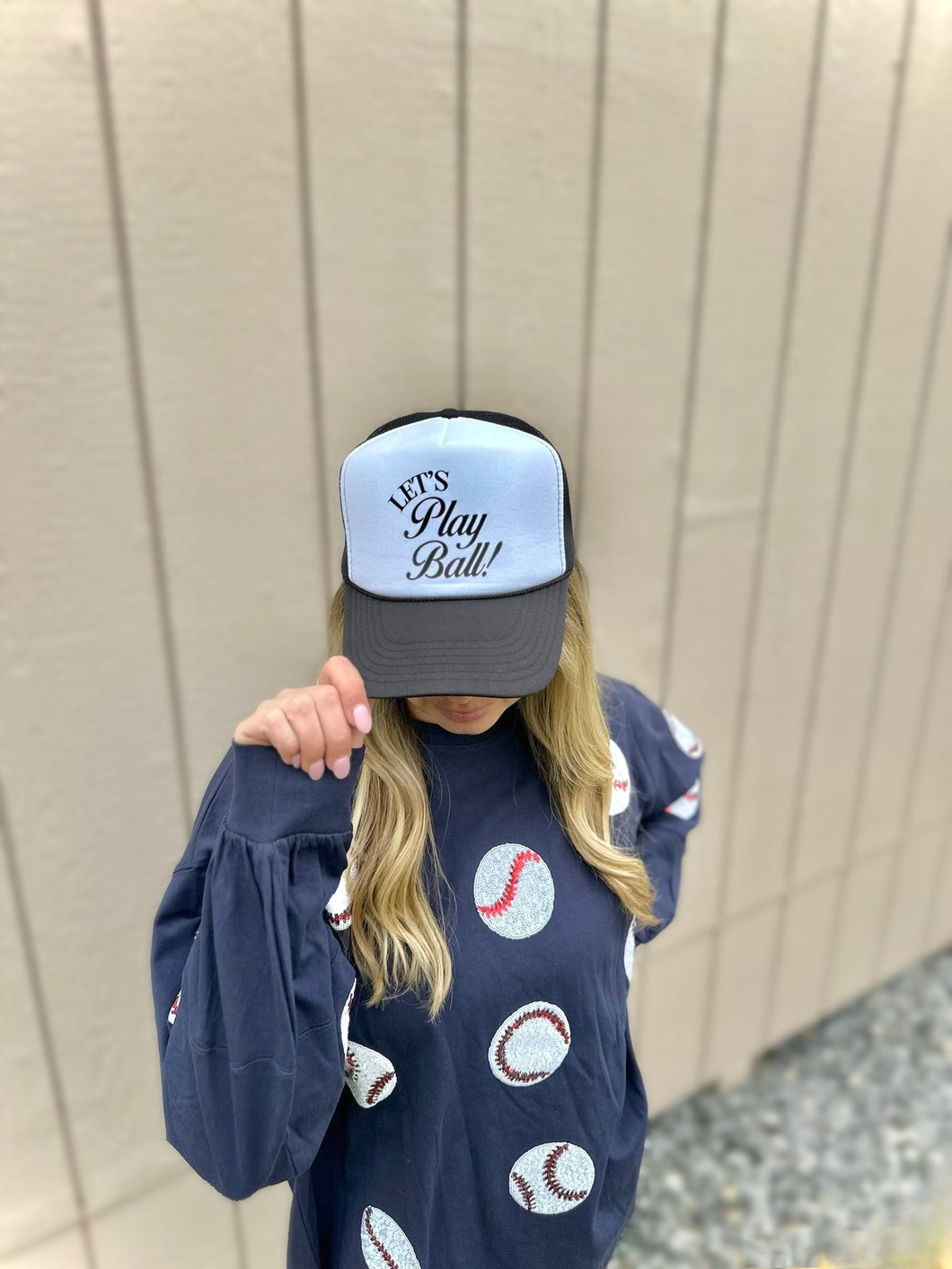 Let's Play Ball Trucker Cap