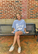 Load image into Gallery viewer, Baseball Mom Washed Oversized Tee

