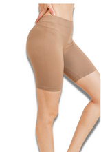 Load image into Gallery viewer, Ribbed Seamless Biker Shorts | Mocha
