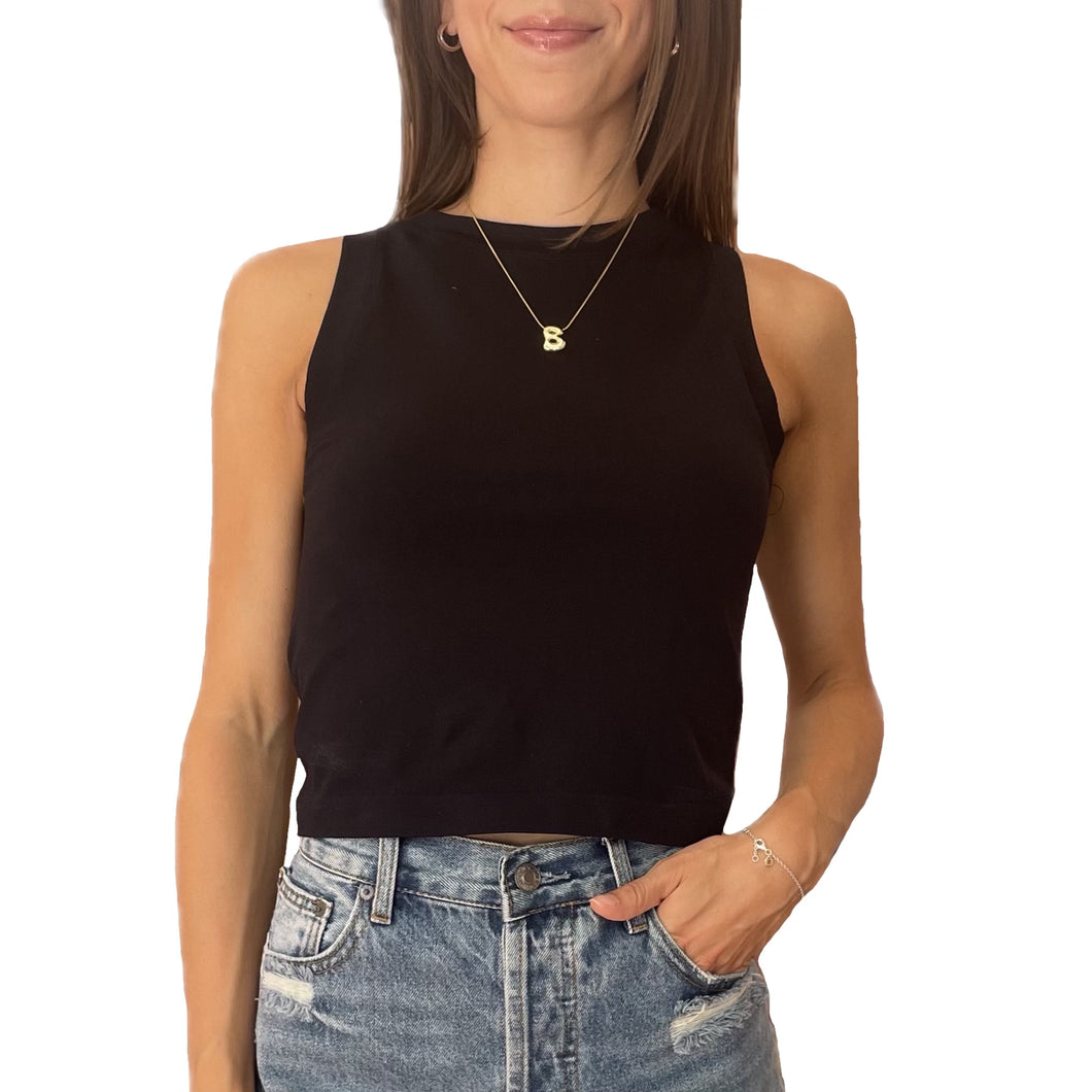 Seamless Tank Top  | Black