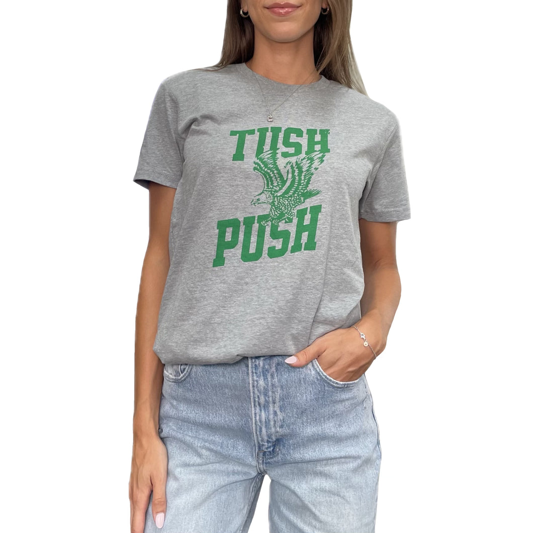 Tush Push Graphic Tee | Heather Grey