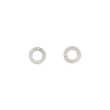 Load image into Gallery viewer, Circle Stud Earrings Two Colors
