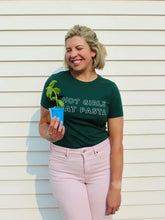 Load image into Gallery viewer, Hot Girls Eat Pasta Tshirt | Green
