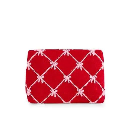 Tinsel Box Zip Pouch | Red