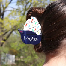 Load image into Gallery viewer, Yankees Ice Cream Helmet Hair Claw Clip

