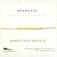 Load image into Gallery viewer, Morse Code Bracelet
