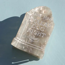 Load image into Gallery viewer, RIP Dollar Dog Night Hair Clip
