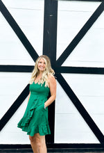 Load image into Gallery viewer, Samantha Ruffle Dress | Green
