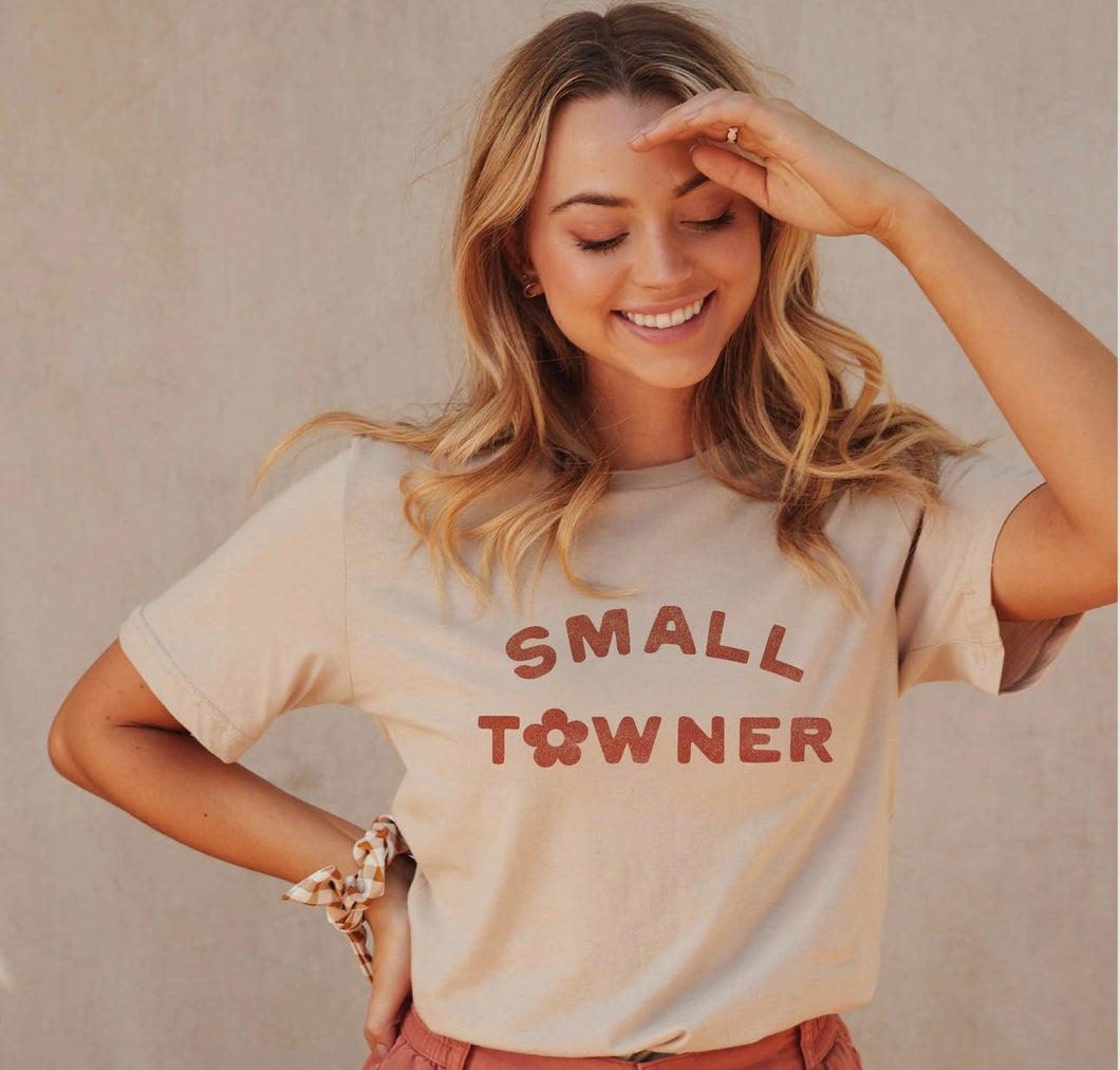 Small Towner Graphic Tee | Tan