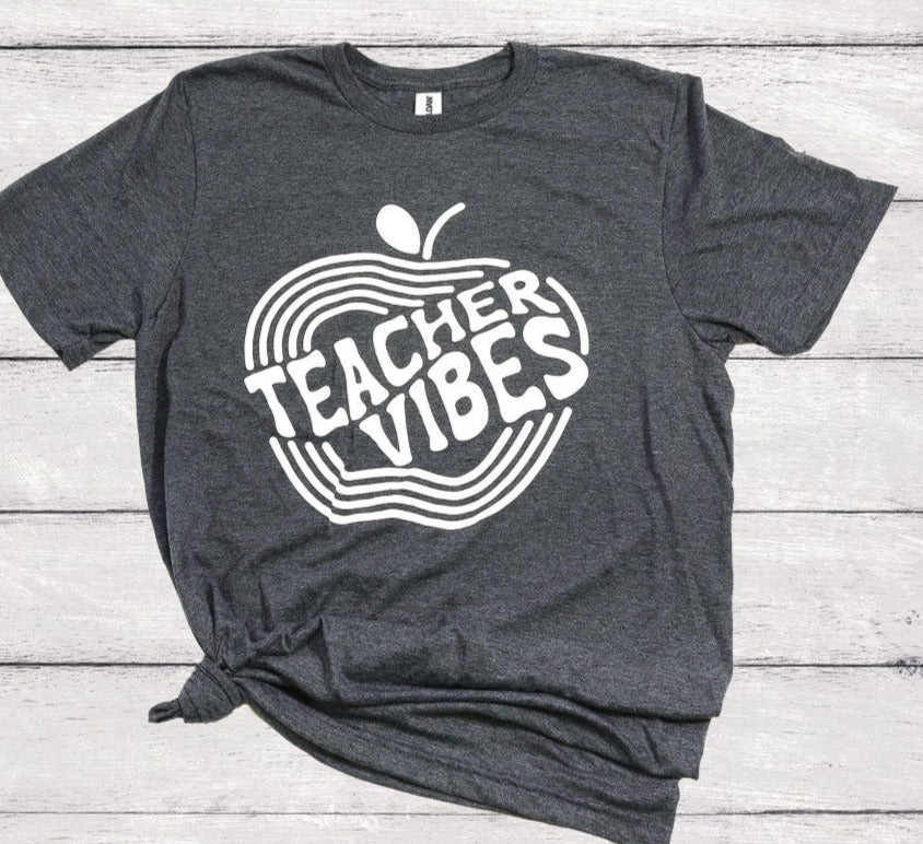 Teacher Vibes Graphic T-shirt
