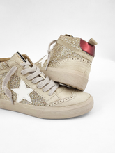Load image into Gallery viewer, Paulina High Top | Gold Glitter
