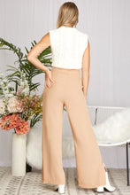 Load image into Gallery viewer, Michelle Woven Pants with Side Slits | Taupe
